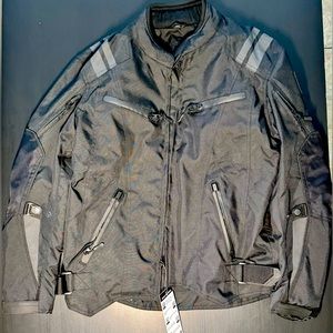 Viking Cycle Ironborn Black Textile Motorcycle Jacket for Men. Size S, brand new